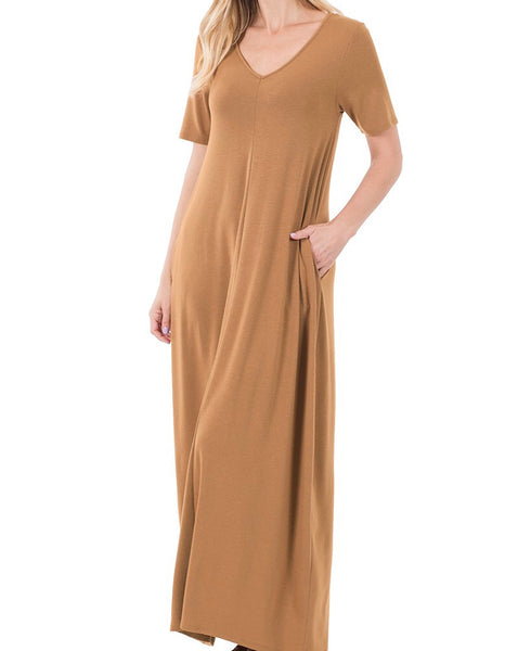 Chill Casual Maxi Dress/4 Color Options