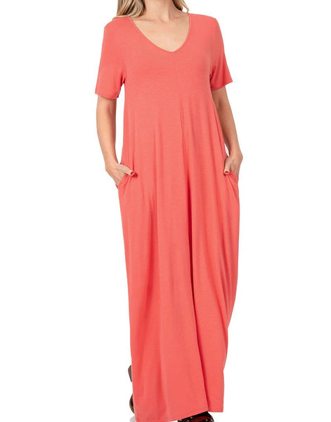 Chill Casual Maxi Dress/4 Color Options