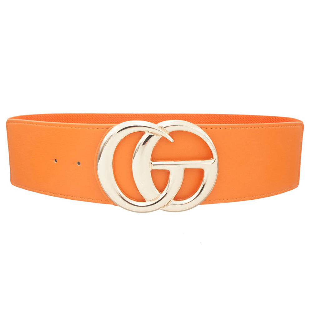 Fashionable Elastic Belt Plus-Orange