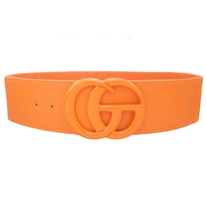 Fashion Elastic Belt-Orange