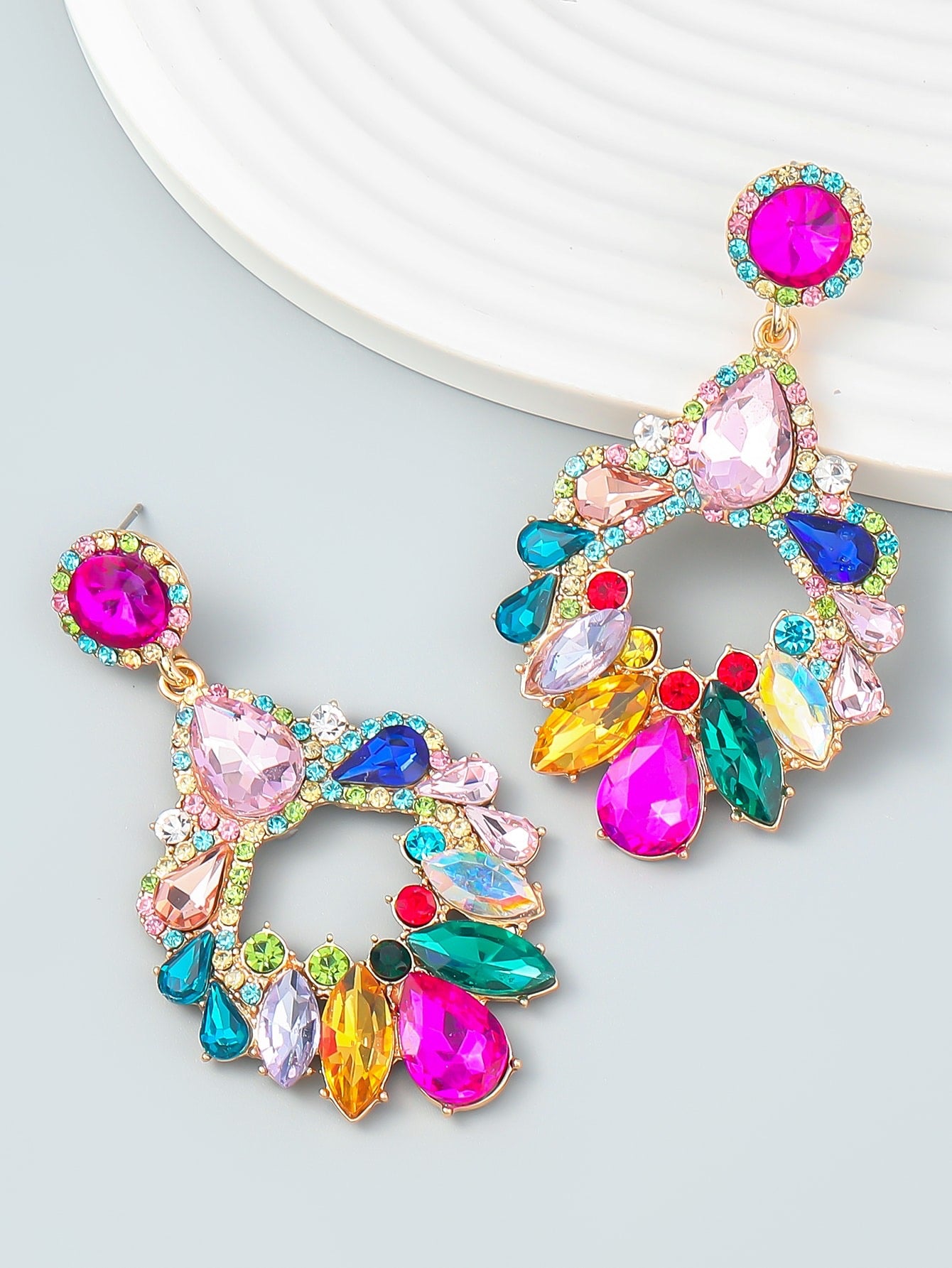 Glam Squad Earrings-Opal Office