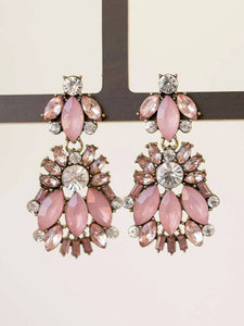 On The Town Earrings/Pink